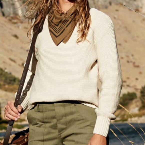 Filson Lake Quinault Crewneck Peruvian Pima Cotton Sweater Small - Picture 12 of 12